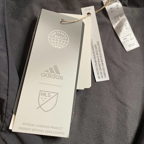 Adidas Vancouver Whitecaps FC Full Snap ATM Jacket Mens XL Gray Lined NWT MLS - Picture 8 of 16